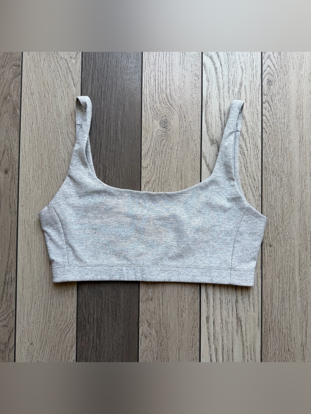 Outdoor Voices Women’s Grey Scoop Bralette - Unbranded M